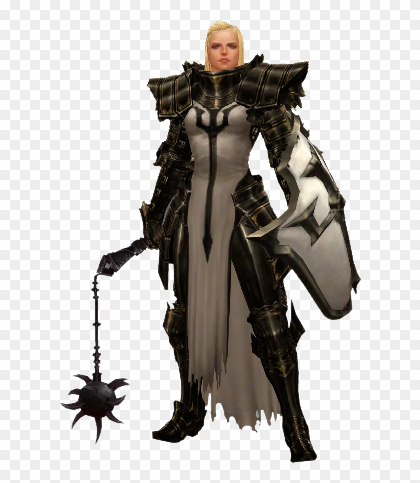 Diablo Female Crusader Cosplay Clipart