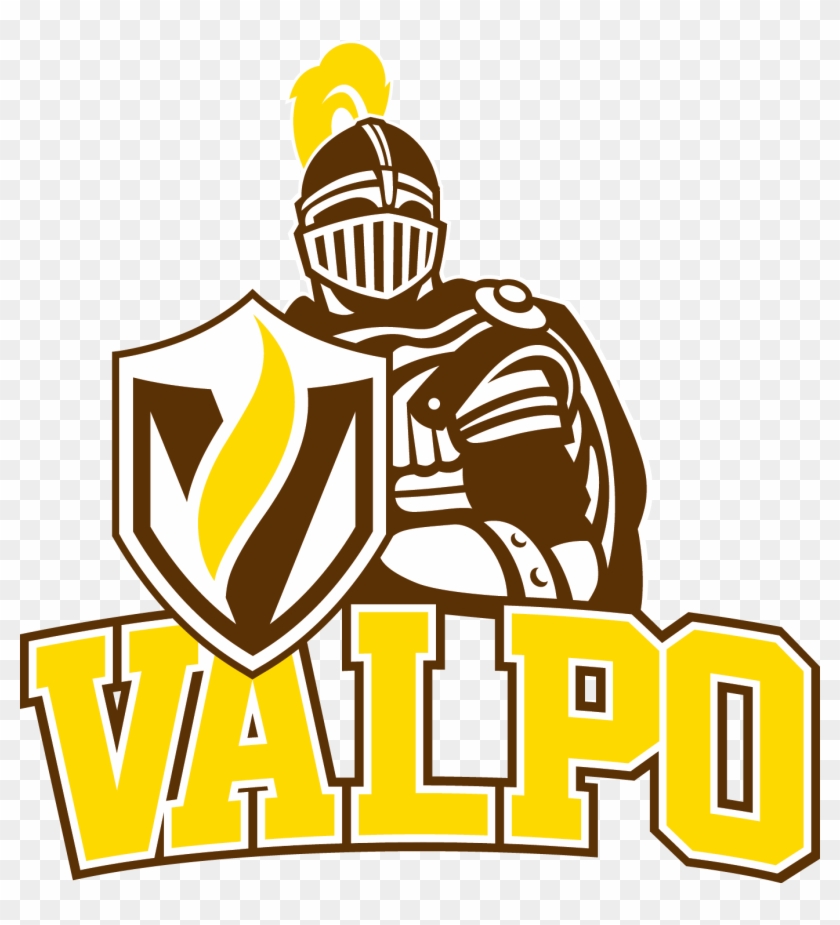 Valpo Crusader Full Gold, Download - Valparaiso Basketball Logo Png Clipart #1402608