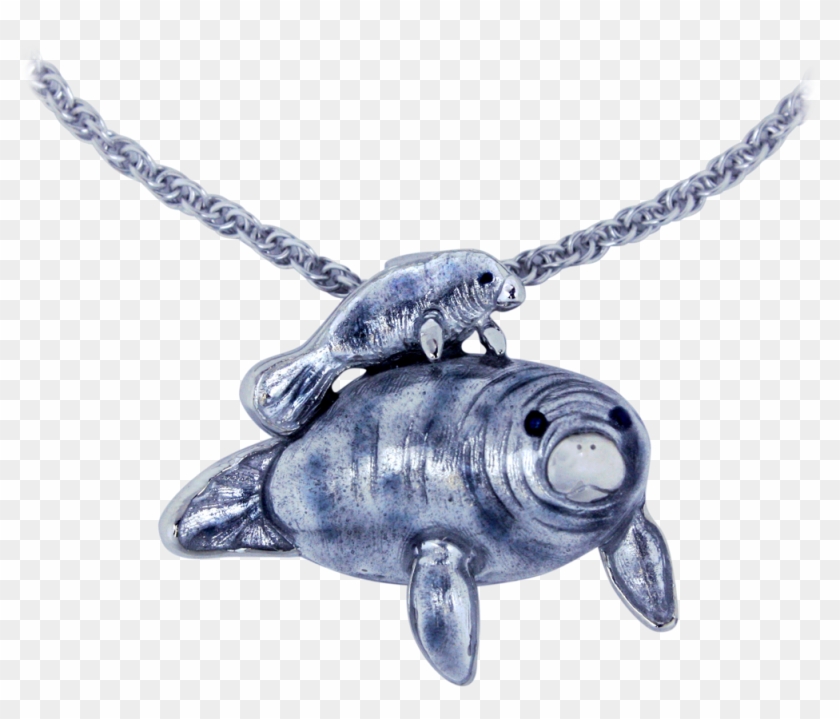 Check Out The Deal On Guy Harvey Manatee Necklace At - Pendant Clipart #1403012