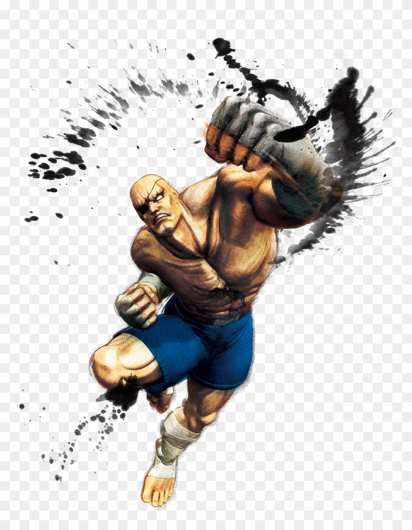 Street Fighter Png - Super Street Fighter 4 Sagat Clipart #1403179