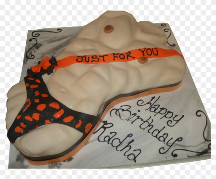3d Muscle Man Adult Birthday Cake - Cake Clipart #1403297