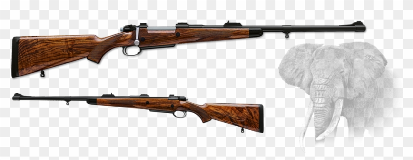 Mauser M98 Magnum - Rifle Big Bore Bolt Action Clipart
