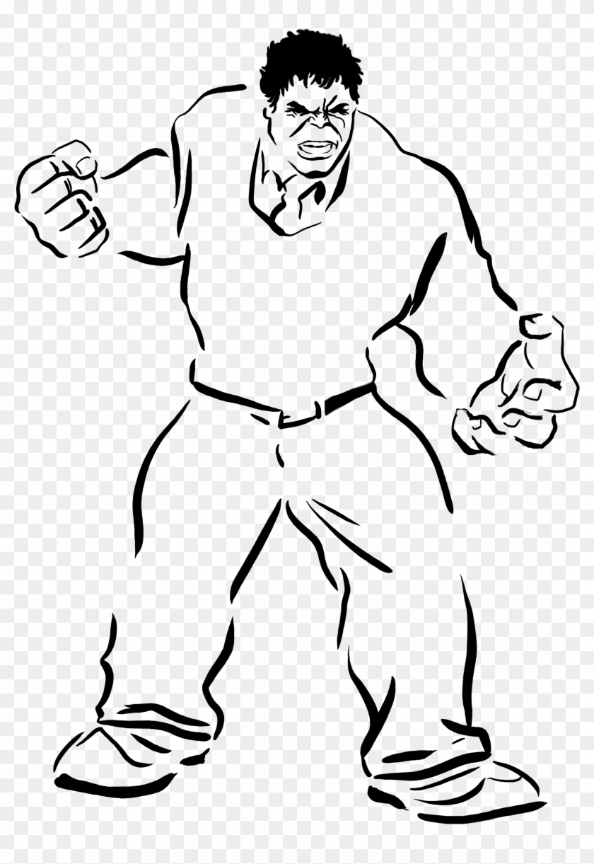 Picture Royalty Free Collection Of Free Hulk Download - Hulk Tegning Clipart #1403473