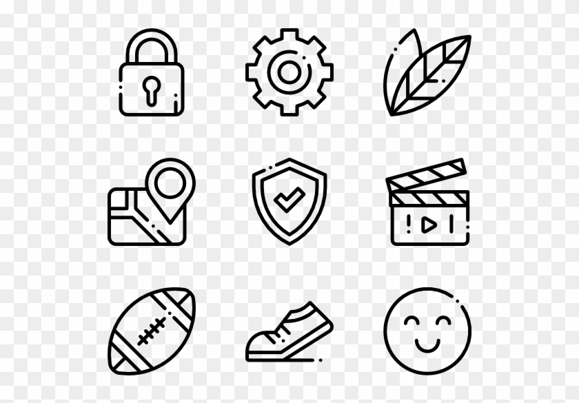 Tab Bar And Settings - Hand Drawn Icon Png Clipart #1403501