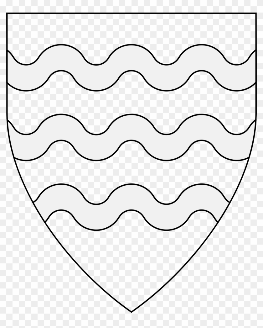 3 Bars Wavy - Line Art Clipart