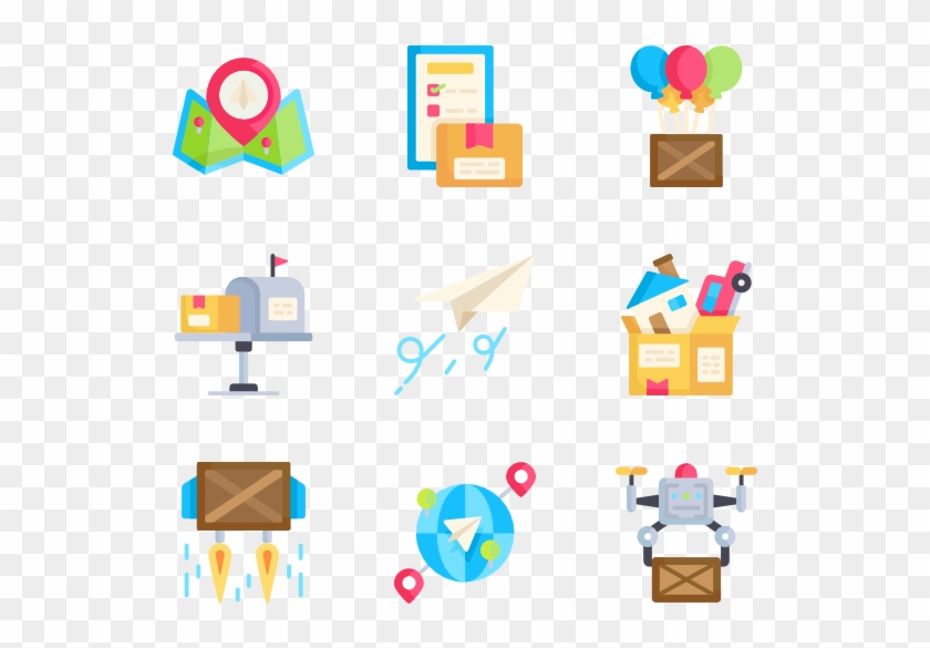 Package Delivery Clipart #1403634