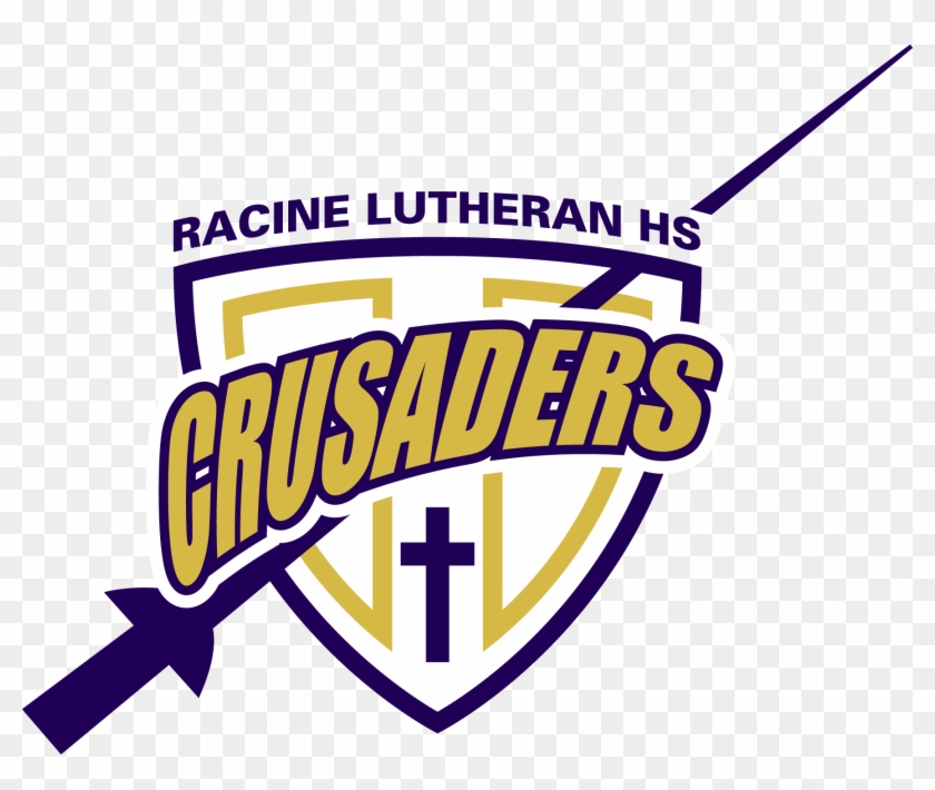 Crusader Shield” Width= - Racine Lutheran High School Clipart #1403680