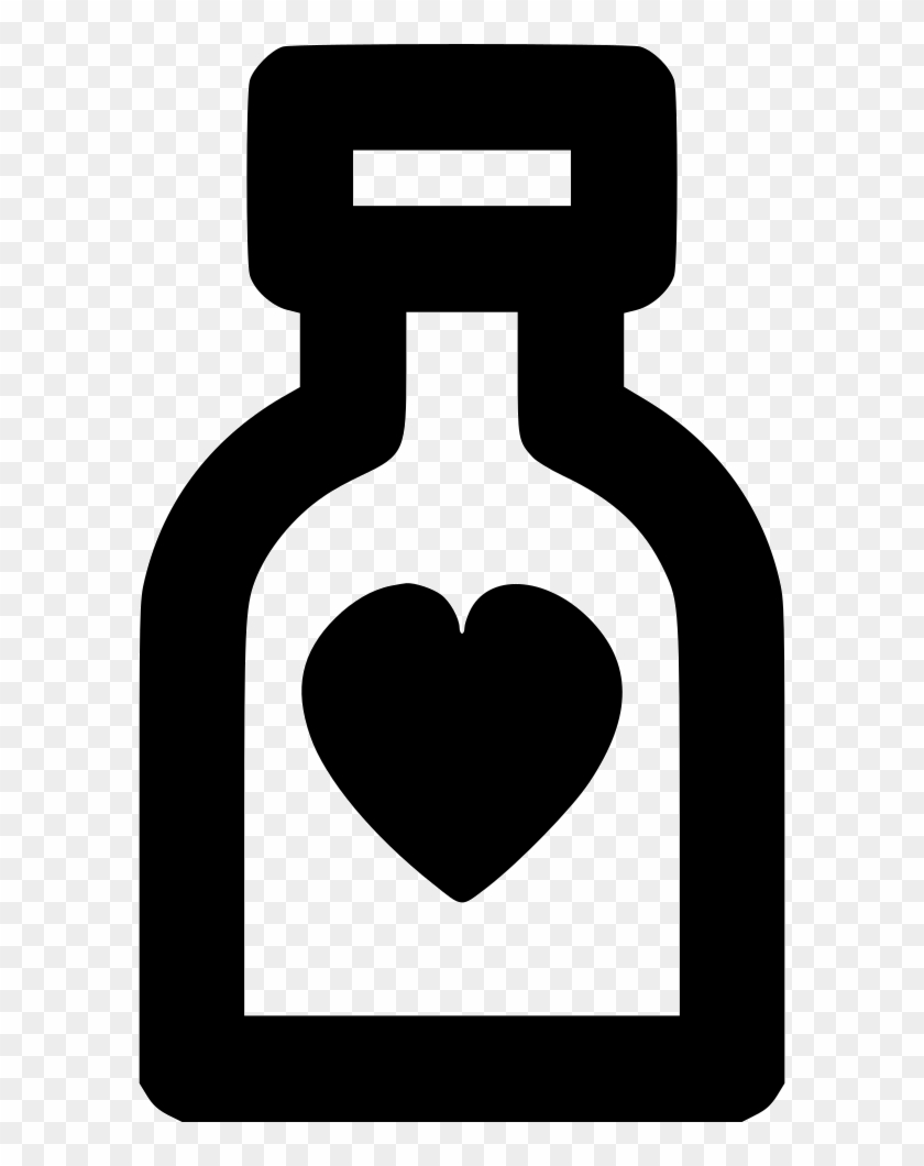 Vodka Bottle Heart Comments - Heart Clipart #1403686