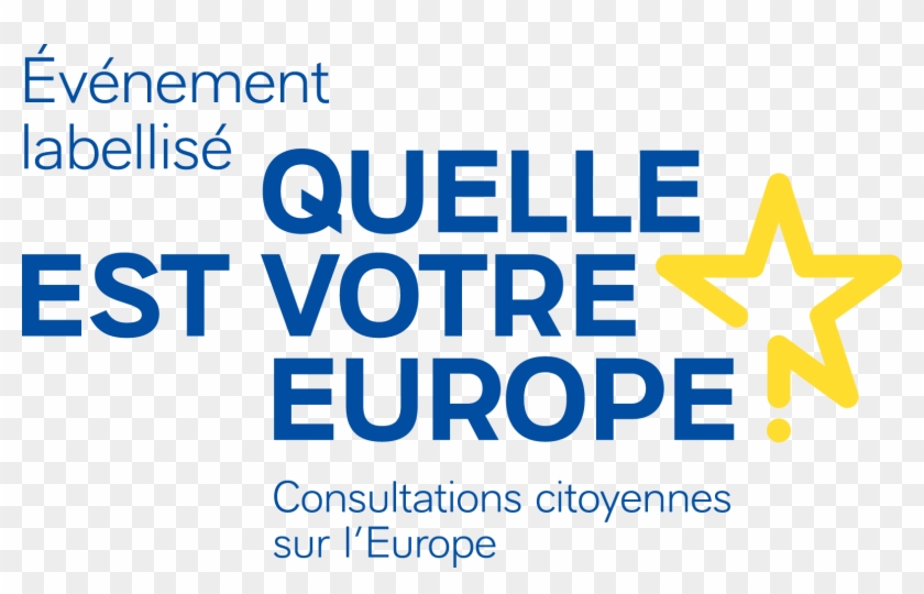 Quelleestvotreeurope Evenementlabellise Bleu - Logo Quelle Est Votre Europe Png Clipart