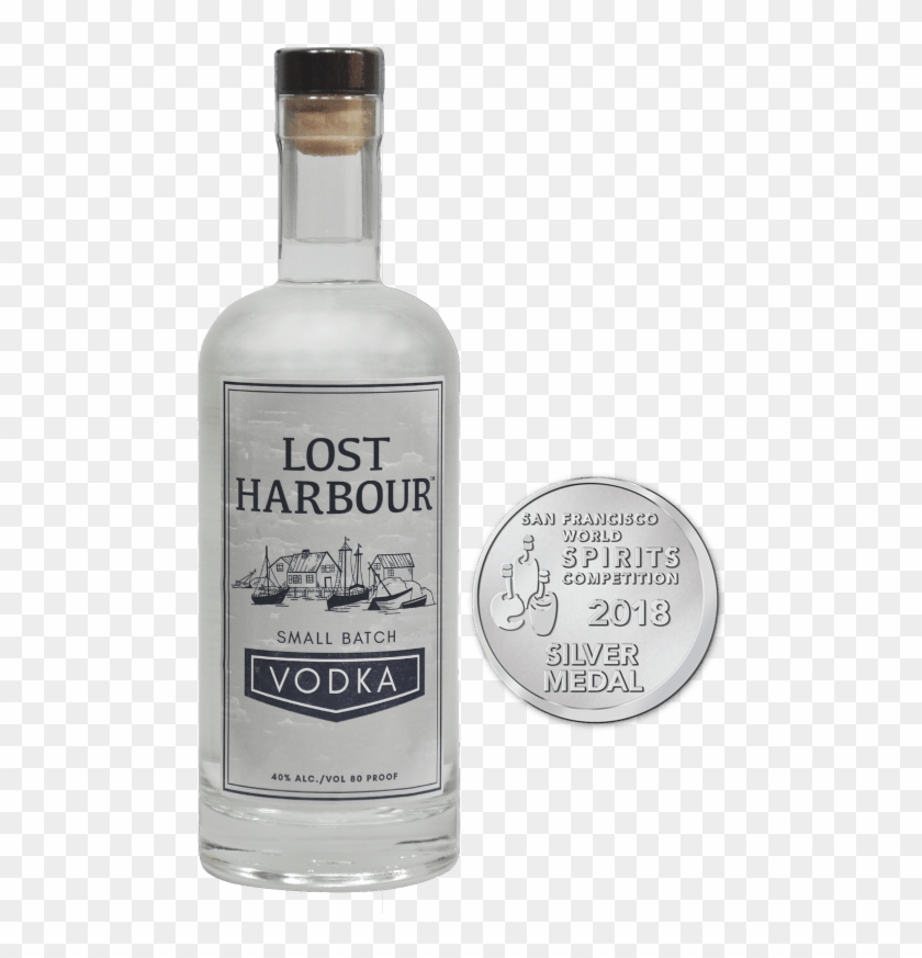 A Small Bag, Six Times Distilled American Corn And - Glass Bottle Clipart #1404140