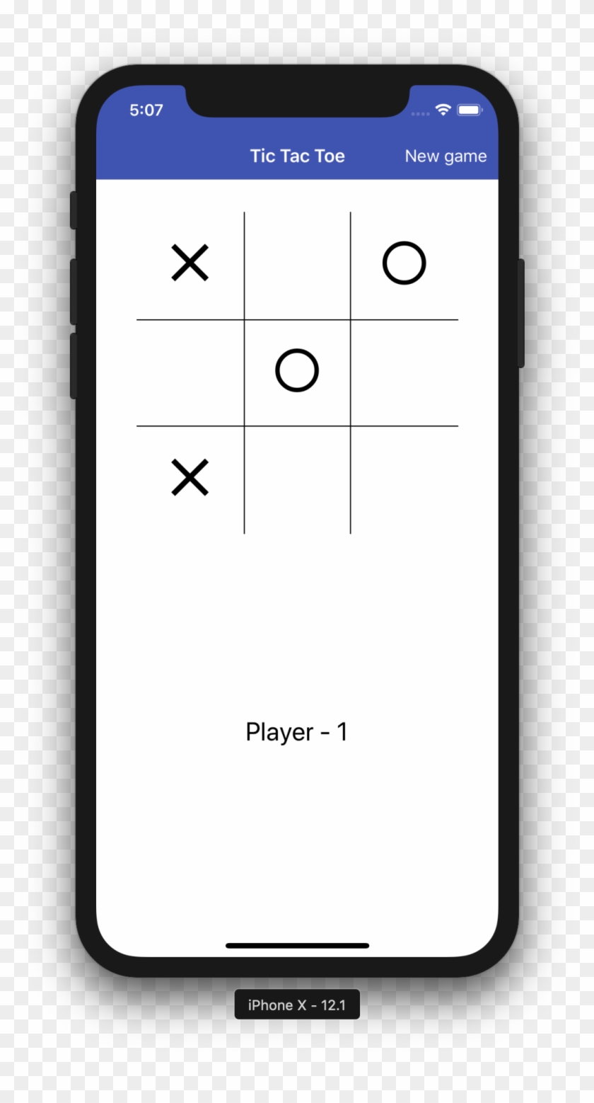 Last Year I Wrote A Tic Tac Toe Game Using React And - Mobile Phone Clipart #1404562