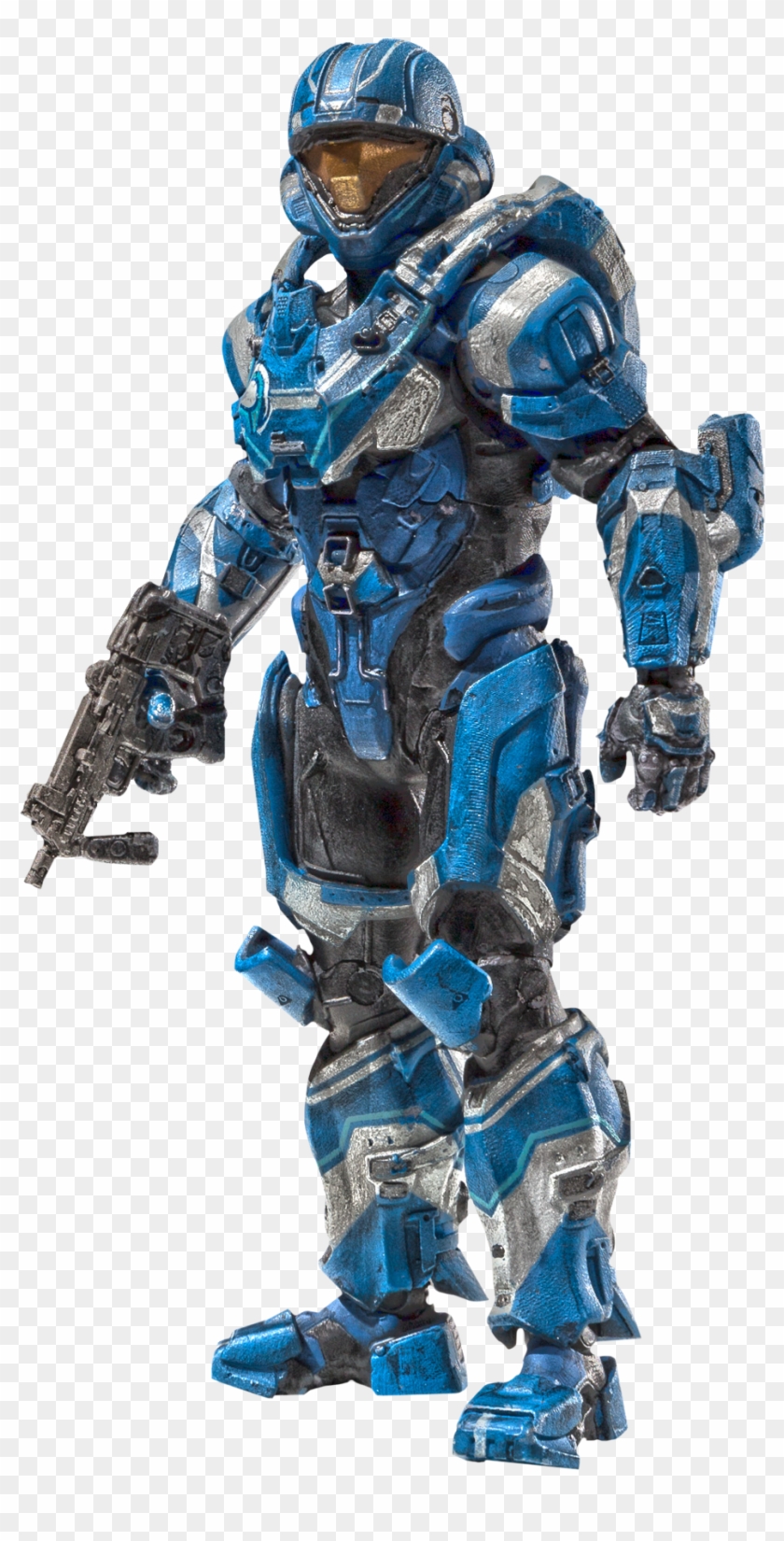 Spartan Helljumper 6” Action Figure - Halo 5 Blue Spartan Clipart