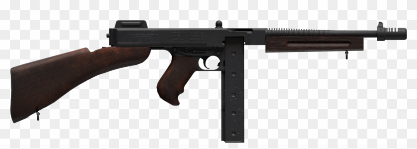Tommy Gun - Thompson Gun Clipart