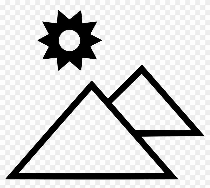 Png File - Black And White Pyramid Clipart Png Transparent Png #1405049