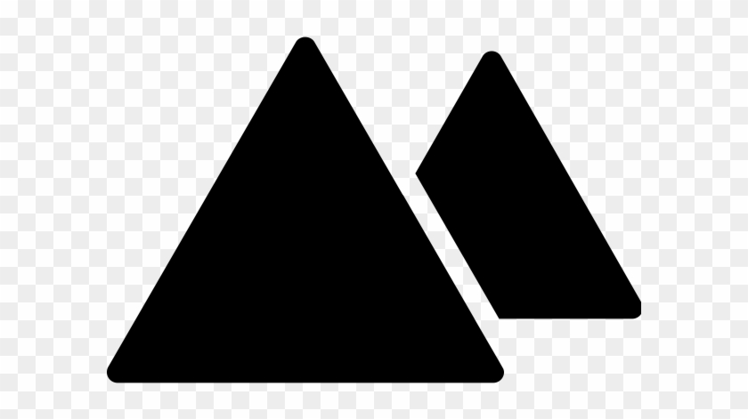 Pyramids Rubber Stamp - Triangle Clipart #1405156