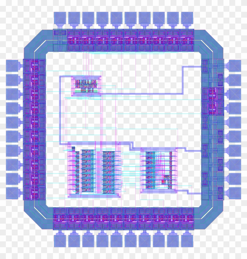 Architecture - Majorelle Blue Clipart #1405210