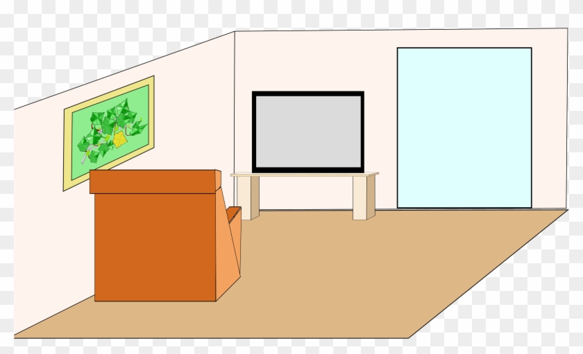 Banner Black And White Table Sala Clip Art Transprent - Room Clipart Png Transparent Png