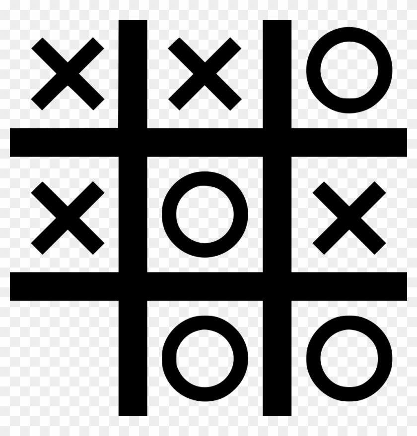 Tictactoe Comments - Tic Tac Toe Tied Game Clipart #1405593
