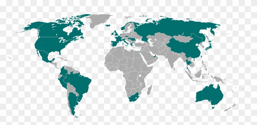 World Map Png Clipart - List Of Diplomatic Missions In Tonga Transparent Png #1405714