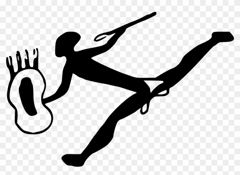 The Hunter And The Antelope - Bushmen Hunting Clip Art - Png Download