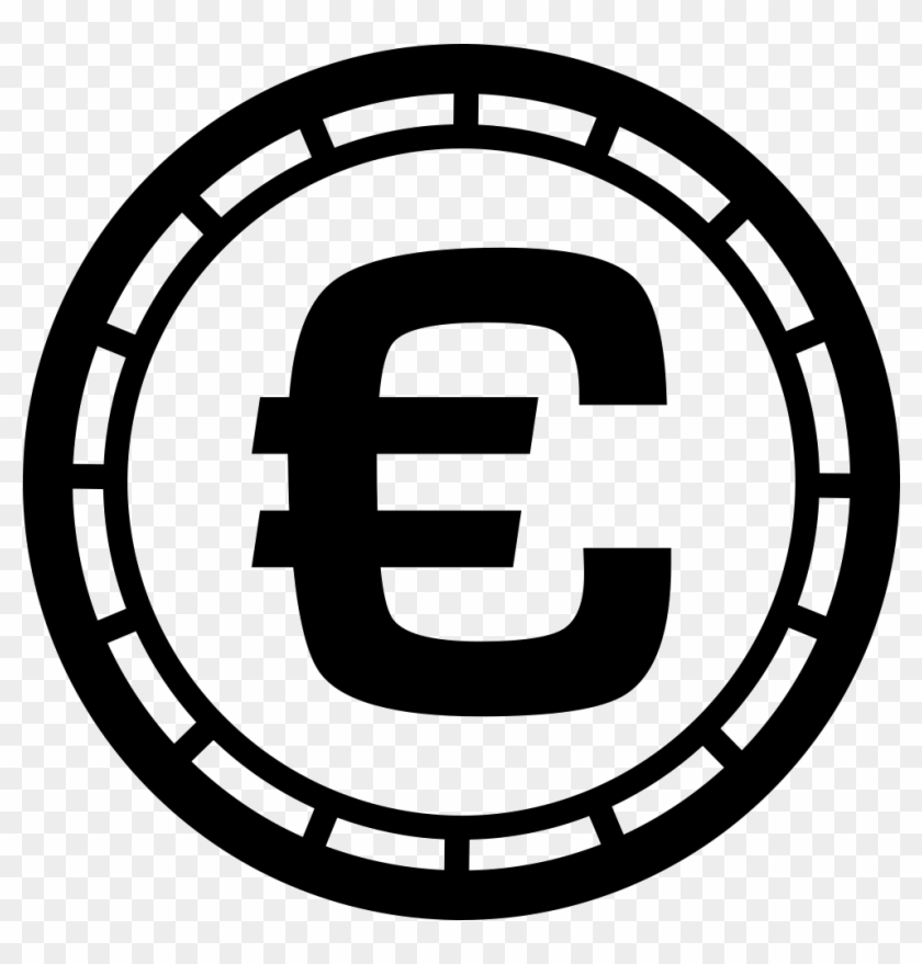Euro Money Coin Symbol Comments - Email Icon Svg Free Clipart #1406044
