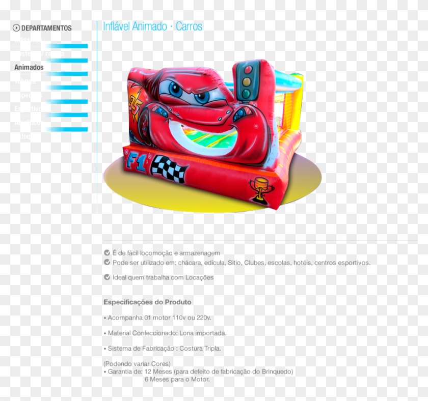 Carros - Inflatable Clipart #1406120