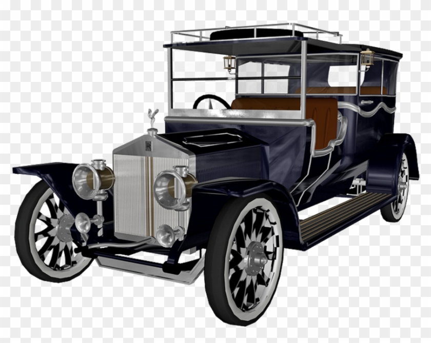 Carros Antigos Em Png - Old Rolls Royce Png Clipart