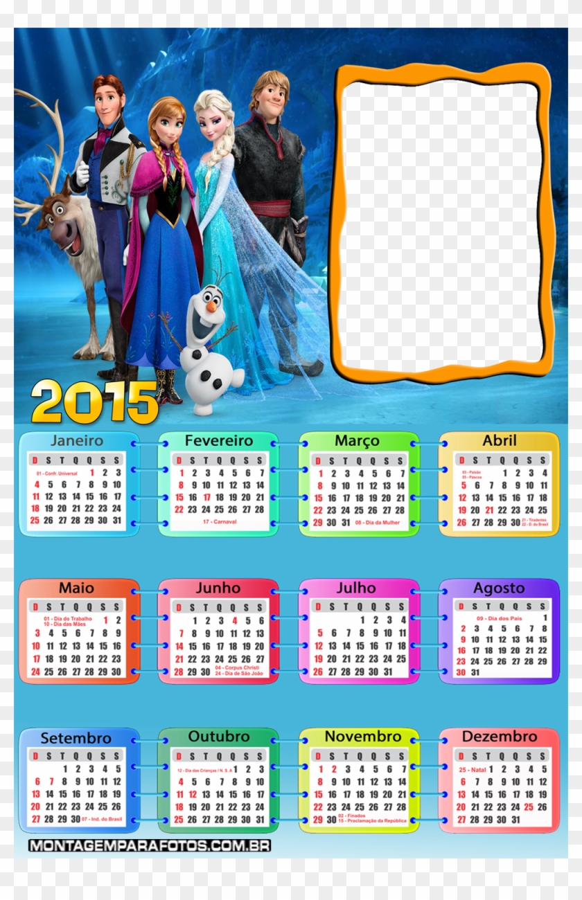 Calendario Frozen - Imagenes De Frozen Calendario Png Clipart #1406546