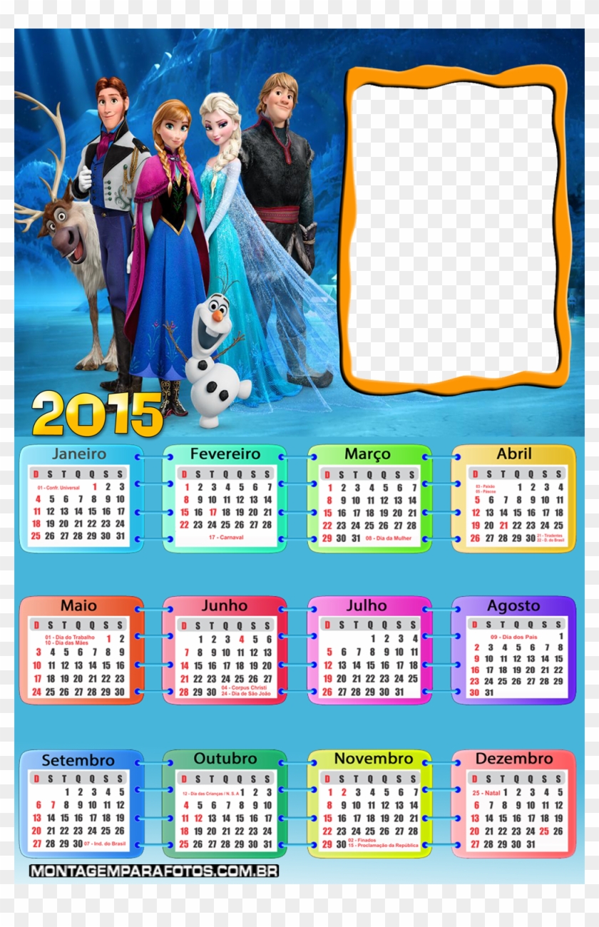 Calendario Frozen - Imagenes De Frozen Calendario Png Clipart