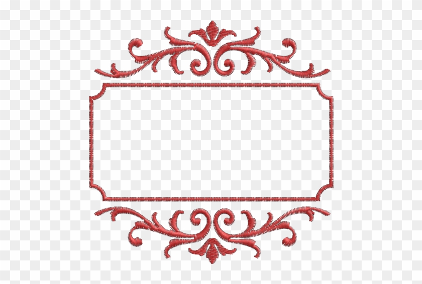 Bordado Computadorizado Grátis Contendo Uma Moldura - Motif Clipart