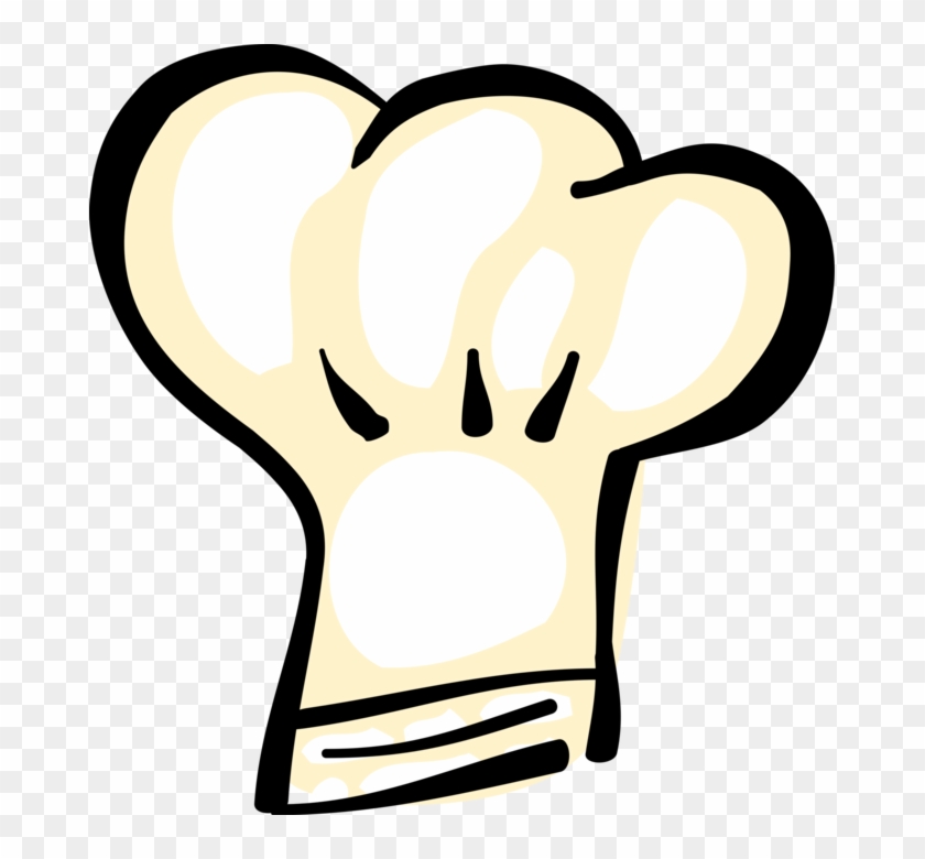 Vector Illustration Of Culinary Cuisine Cooking Restaurant - Chapeu De Chef Png Clipart