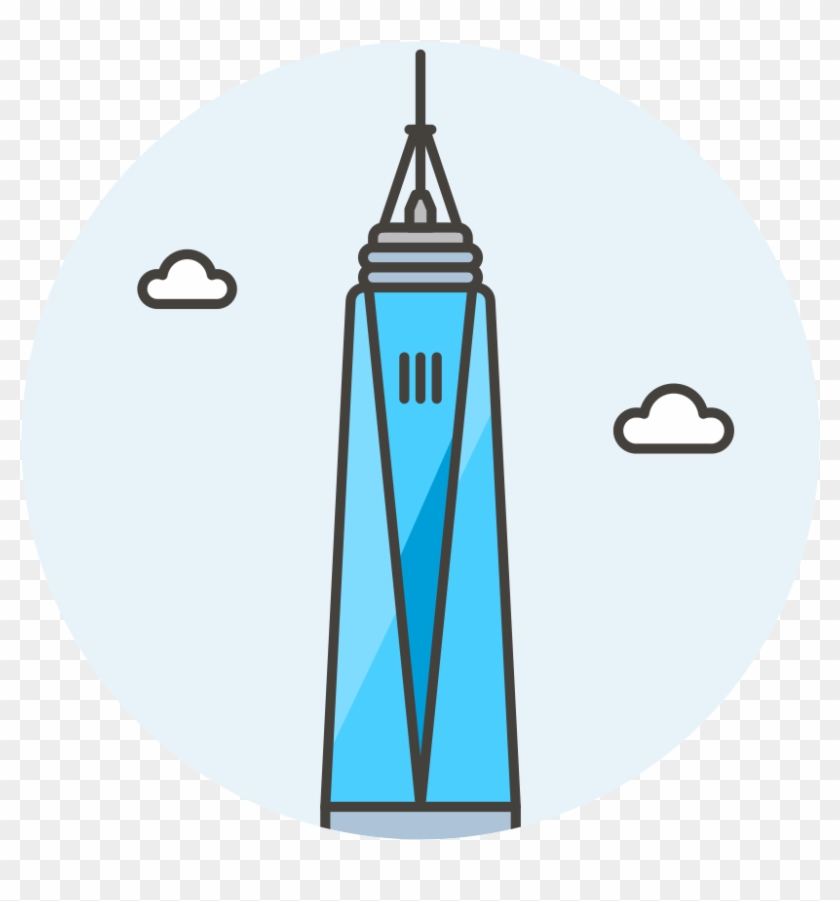 One World Trade Center Icon - Circle Clipart #1407237