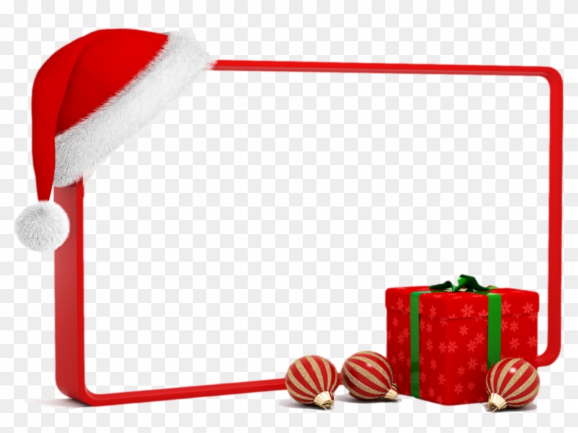 Enfeites De Natal Moldura Natal Para Fotos Em Png - Christmas Frames Png Clipart