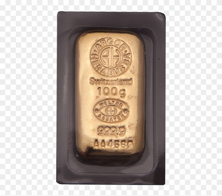 100g Gold Bullion Bar - Carving Clipart #1407556