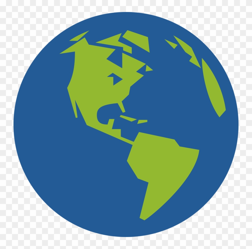 United States Earth Globe World Computer Icons - Globe Icon Transparent Clipart #1407594