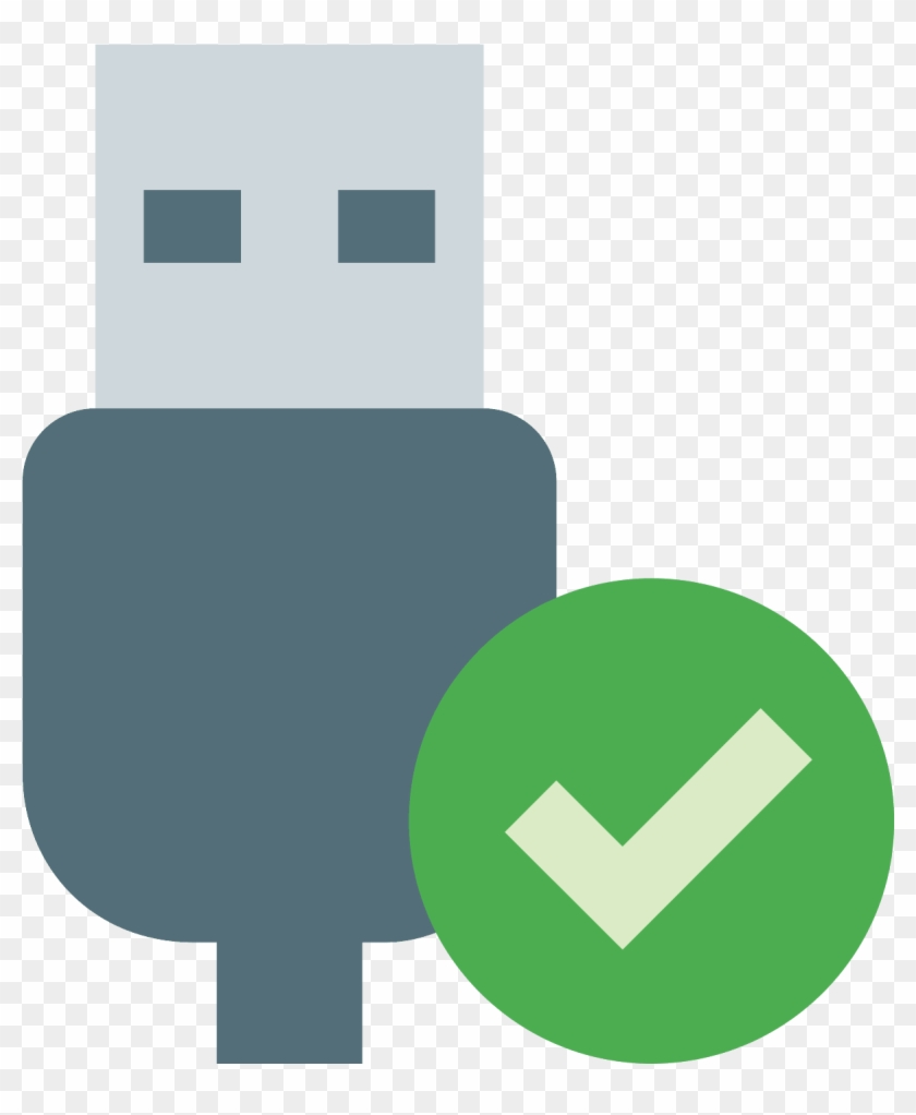 Windows Operating System Has Long Provided A Function - Connected Usb Icon Clipart #1407756