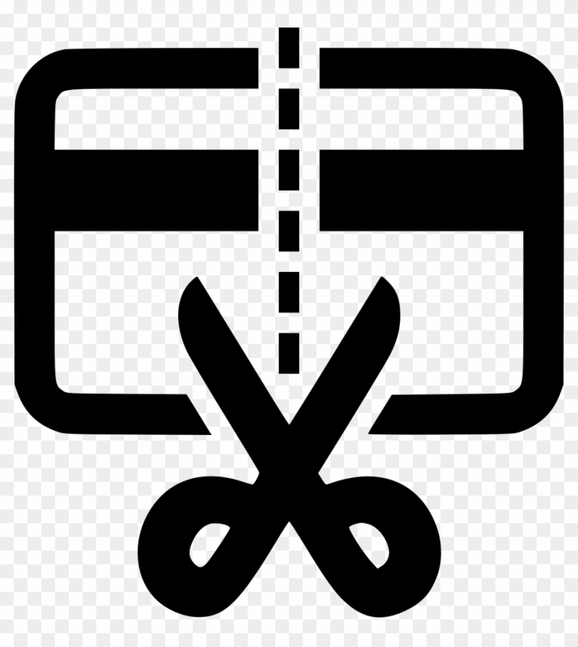 Credit Card Scissors Comments - Cross Clipart