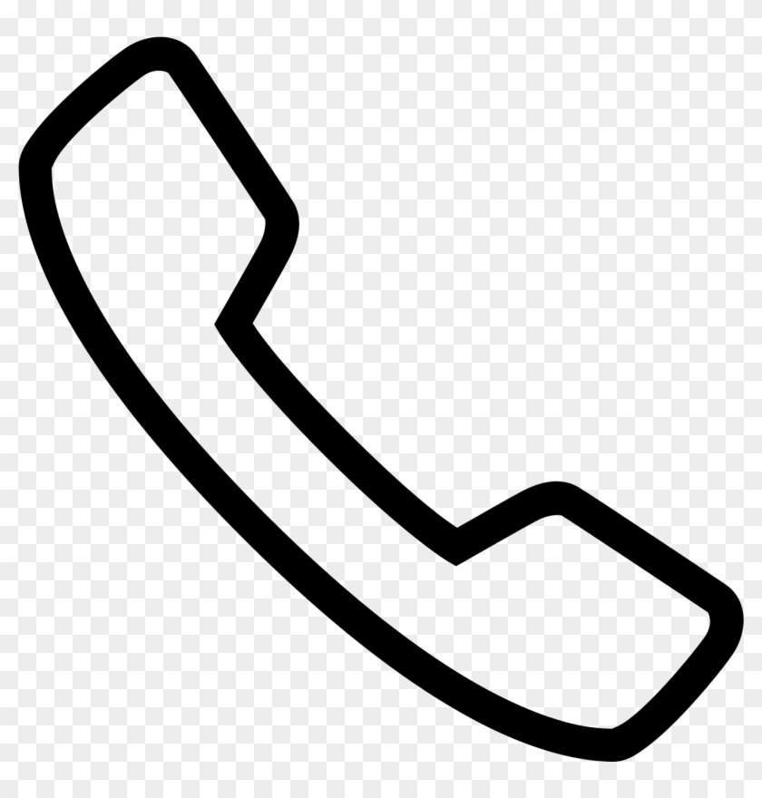 Phone & Fax - Phone Icon White Png Clipart #1408282