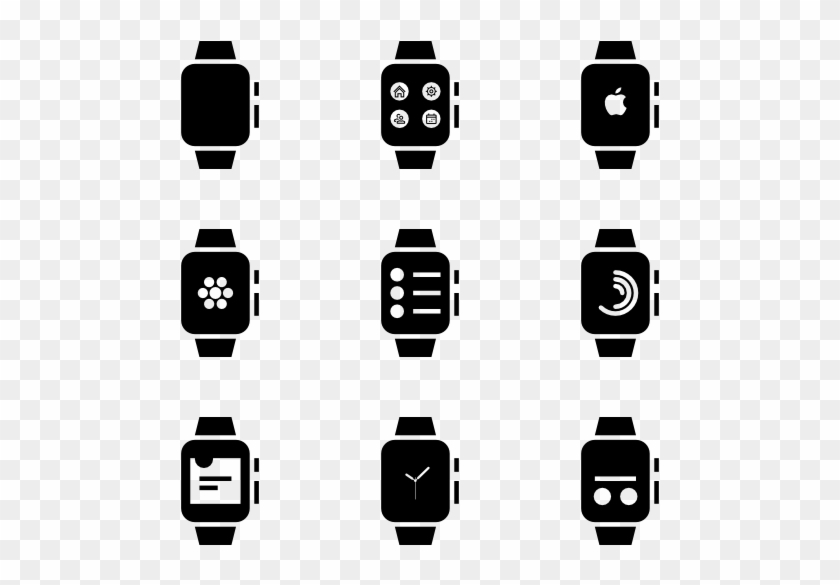 36 Icons - Smart Watch Icon Free Clipart