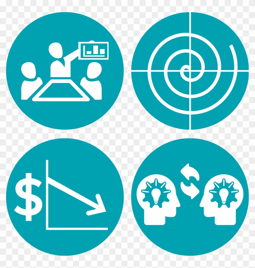 Icons Representing Phase Ii Services - Strategy And Architecture Icons Clipart