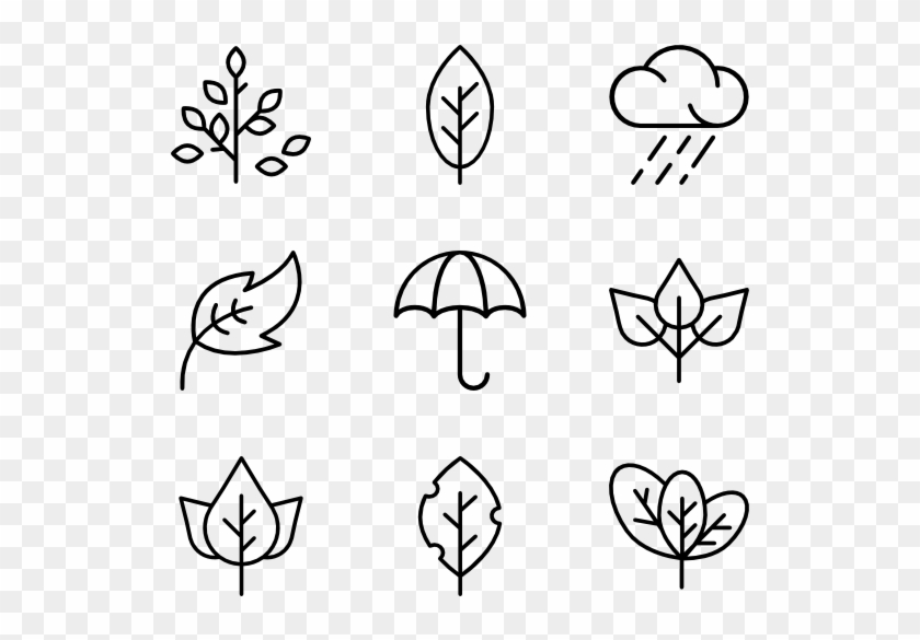 Autumn - Leaf Icon Background Png Clipart #1408638