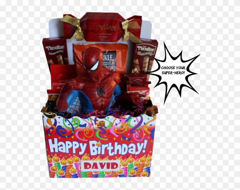 Superhero Gift Basket Idea Clipart