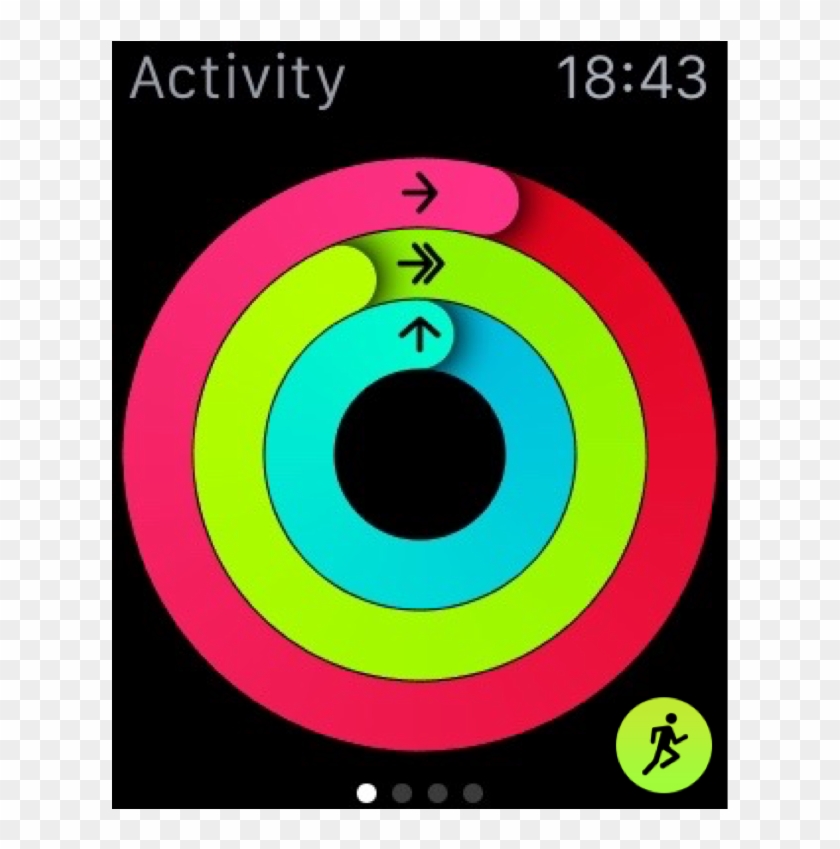 Just Like The Activity Rings In The Bottom-right Corner - Apple Watch Face Activity Clipart #1409023