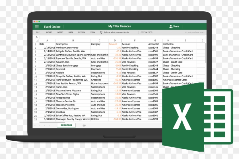 Tiller For Excel Early Access - Mobile Device Clipart