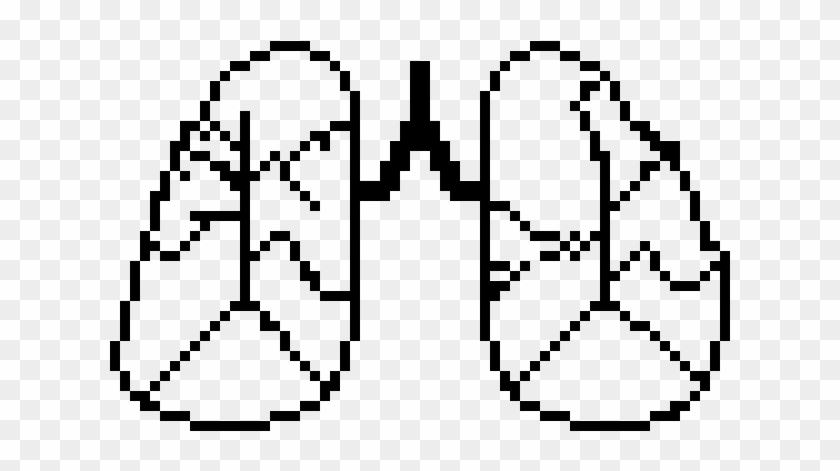 Lungs - Pixelated Circle Clipart #1409281