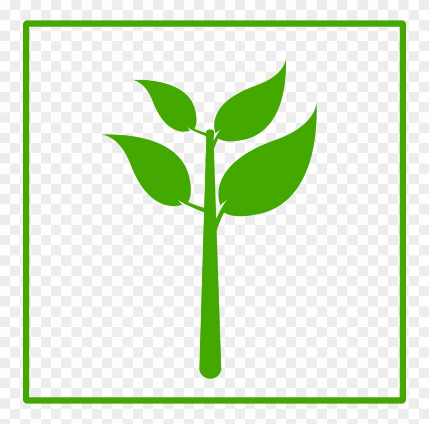 Computer Icons Plant Stem Green Leaf - Plant Icon Vector Png Clipart