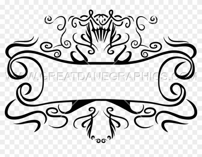 Decorative Scrolls Png - Clip Art Transparent Png #1410394