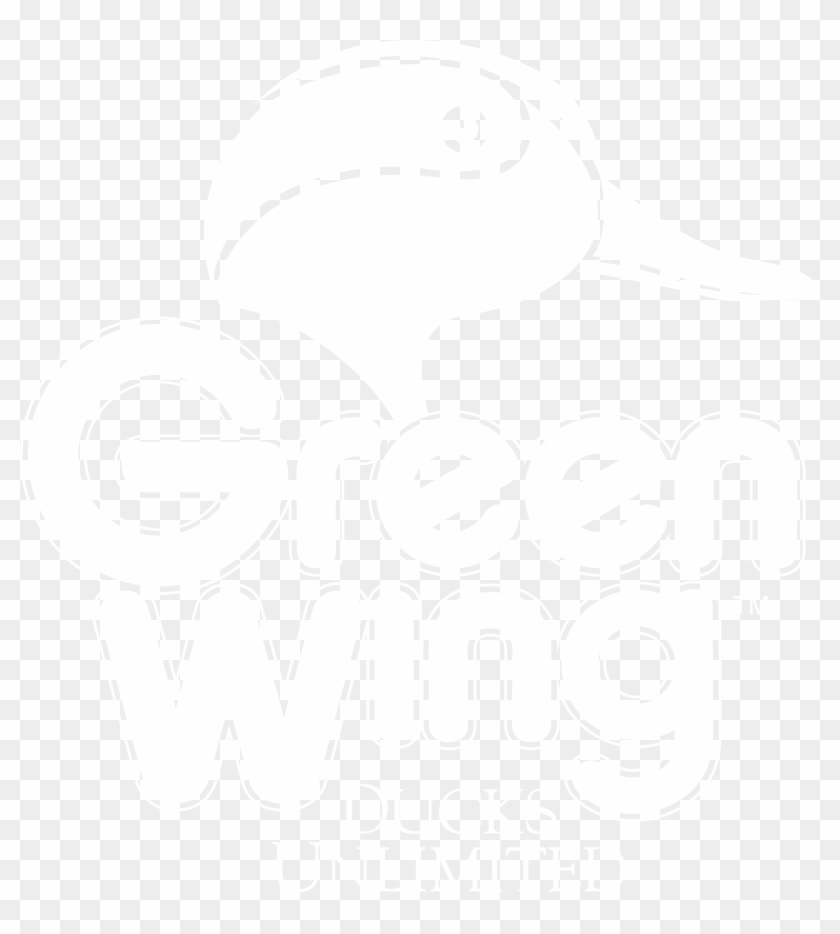 White, Download - Green Wing Ducks Unlimited Clipart #1410519