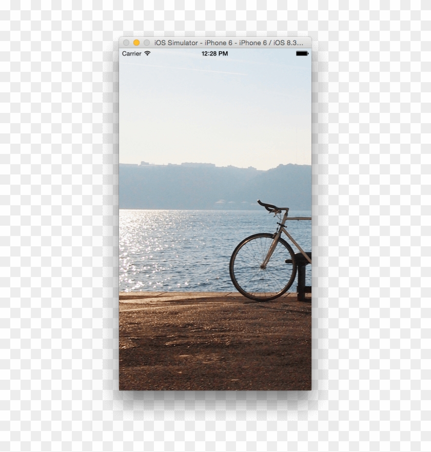Scroll View Demo - Road Bicycle Clipart