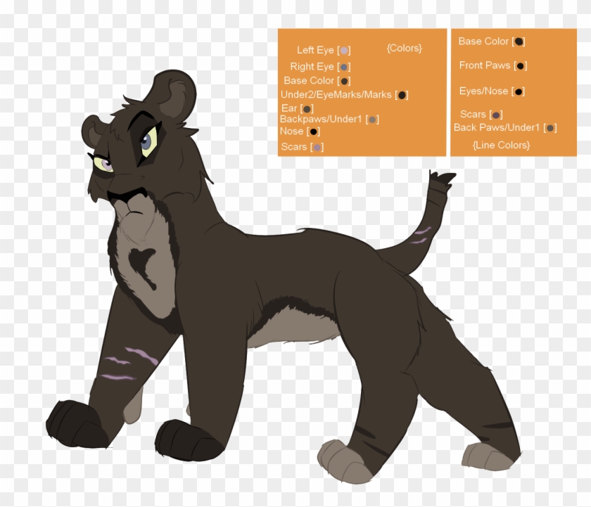 Draw To Adopt - Lioness The Lion King Base Clipart